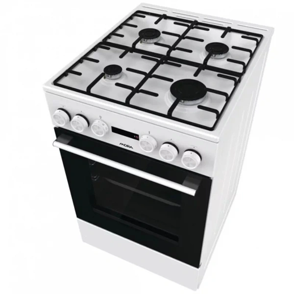 Mora K4255CW fehér, szabadonálló, gáz, kombinált, főzőzóna:4, sütőtér:70L, tűzhely