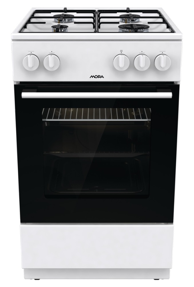 Mora P2241AW1 fehér, szabadonálló, gáz, főzőzóna: 4, sütő:70L, tűzhely