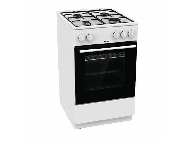 Mora P2241AW1 fehér, szabadonálló, gáz, főzőzóna: 4, sütő:70L, tűzhely