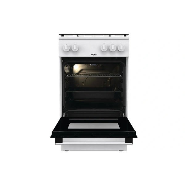 Mora P2241AW fehér, szabadonálló, gáz, főzőzóna: 4, sütő:70L, tűzhely