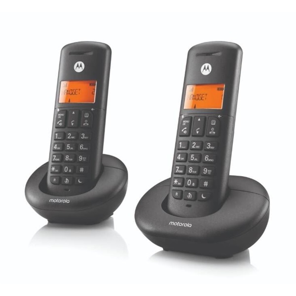 Motorola E202 fekete vezeték nélküli telefon