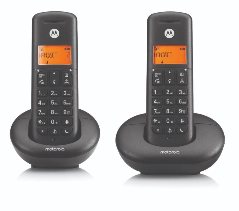 Motorola E202 fekete vezeték nélküli telefon