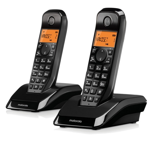 Motorola S1202 fekete DECT telefon párban