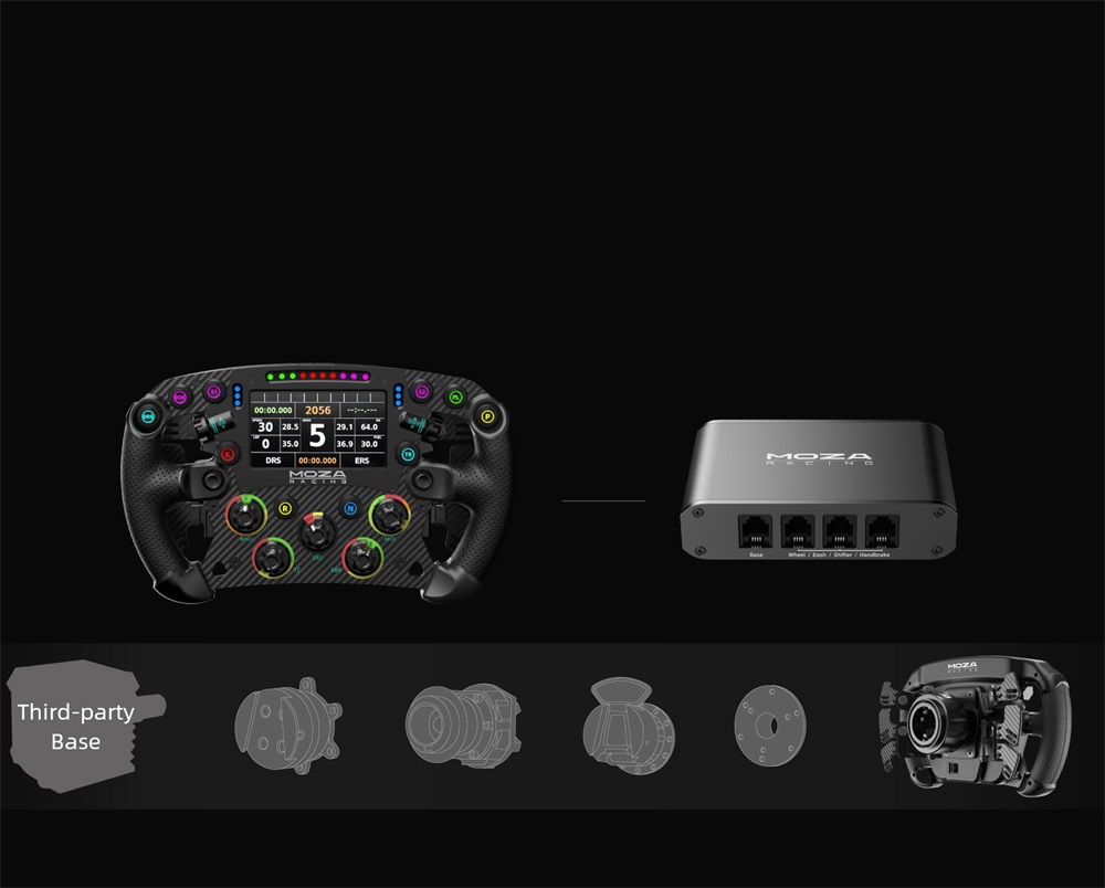 Moza Racing RS068 FSR2 Dual Clutch kormány