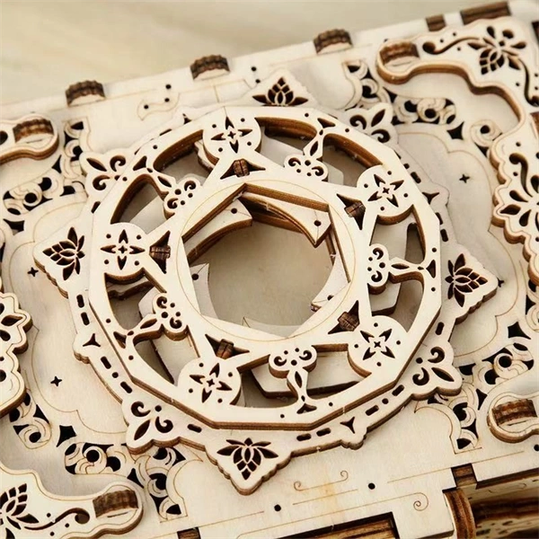 Multiversum 3D Fa Antique Boksz 3D puzzle