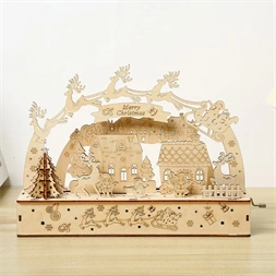 Multiversum 3D Fa Chrismtas Diorama with light 3D puzzle