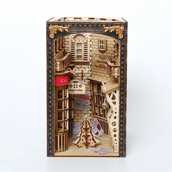 Multiversum 3D Fa Diagon Cristmass Alley Diorama / Bookend 3D puzzle