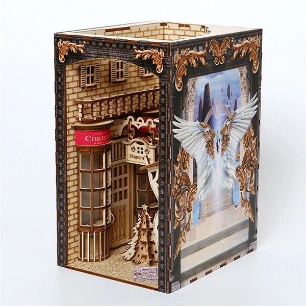 Multiversum 3D Fa Diagon Cristmass Alley Diorama / Bookend 3D puzzle