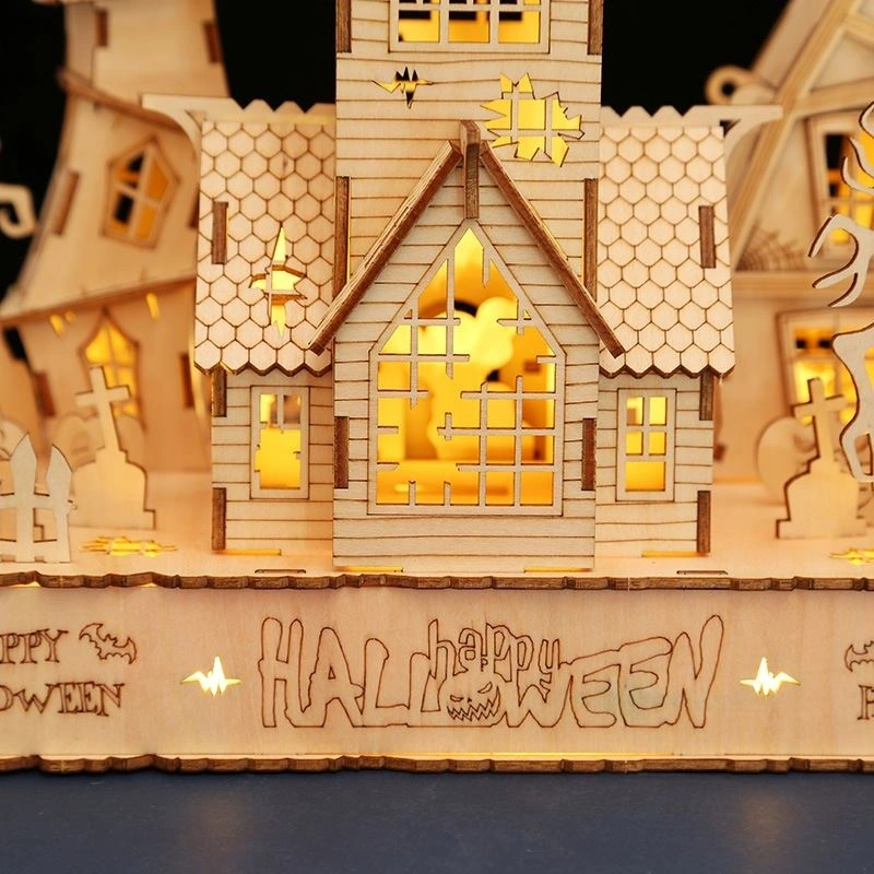 Multiversum 3D Fa Halloween House Diorama 3D puzzle