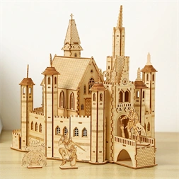 Multiversum 3D Fa Knight Castle Diorama 3D puzzle