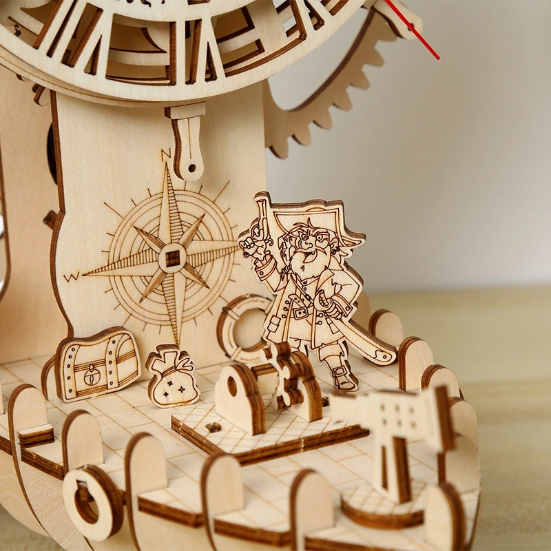 Multiversum 3D Fa Pirate Ship Clock 3D puzzle
