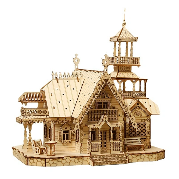 Multiversum 3D Fa Villa with light 3D puzzle