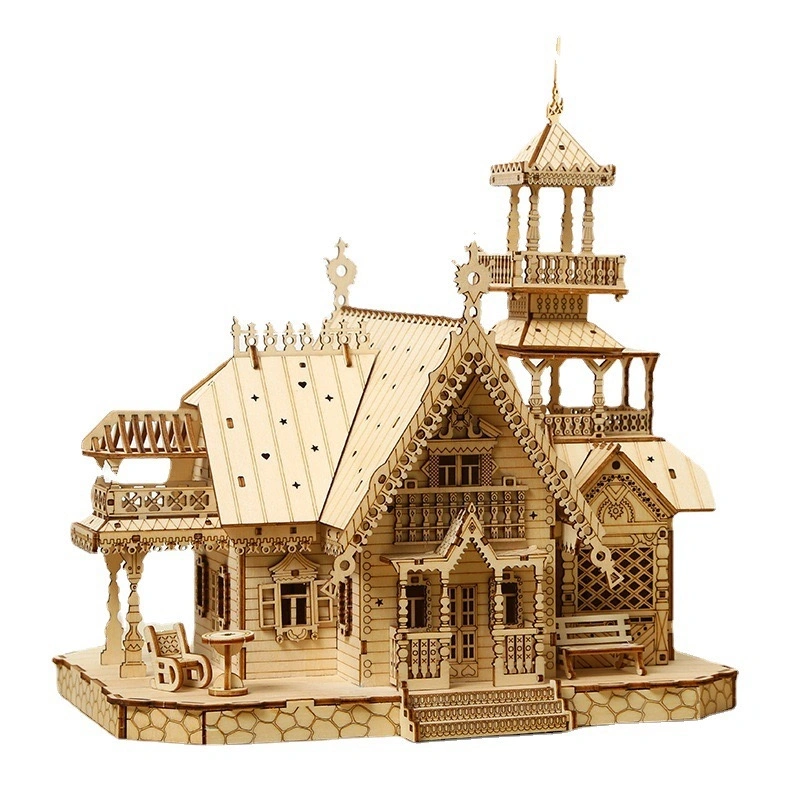 Multiversum 3D Fa Villa with light 3D puzzle