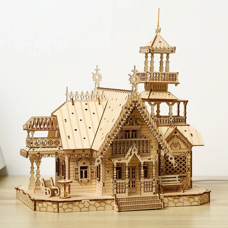 Multiversum 3D Fa Villa with light 3D puzzle