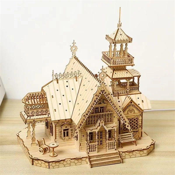 Multiversum 3D Fa Villa with light 3D puzzle