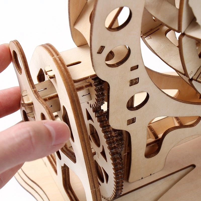 Multiversum 3D Fa Wooden Globe 3D puzzle