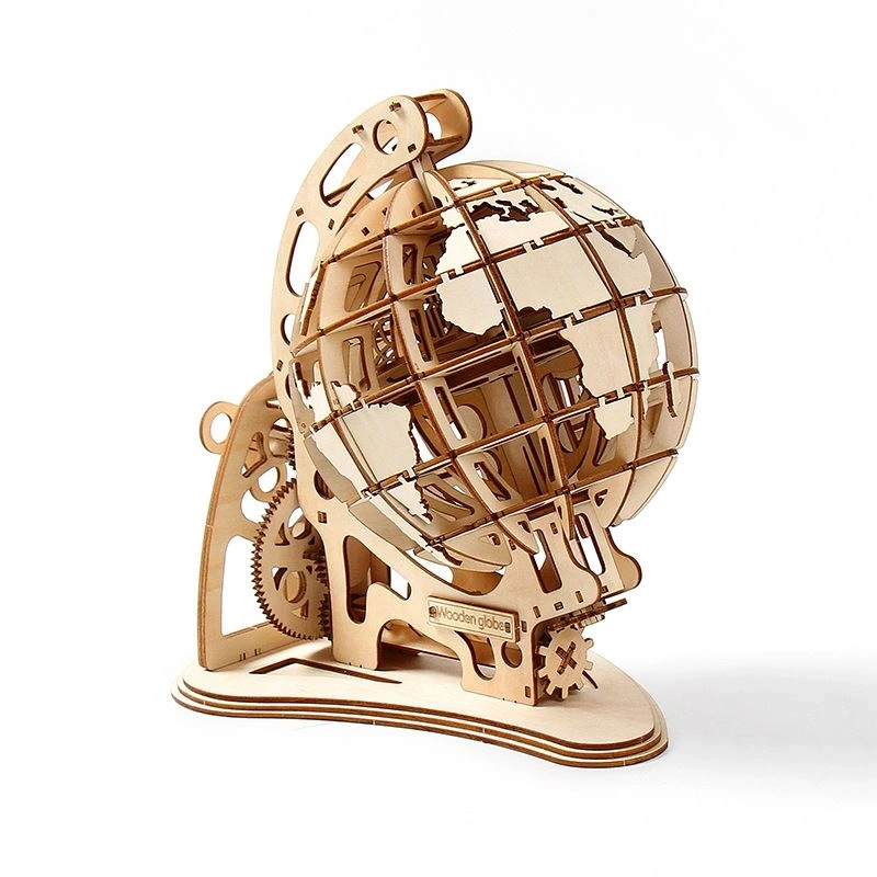 Multiversum 3D Fa Wooden Globe 3D puzzle