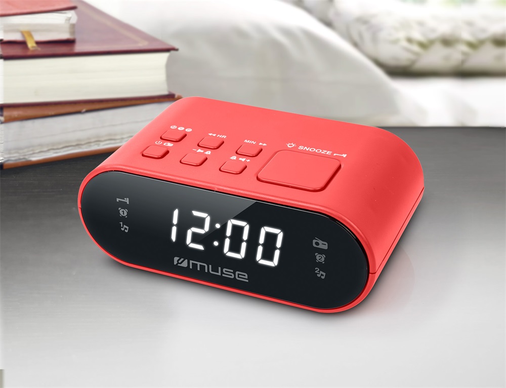 Muse M-10RED rádiós óra