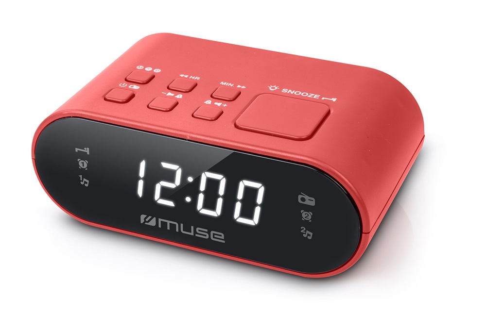 Muse M-10RED rádiós óra