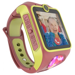 MyKi Junior 3G piros-sárga helymeghatározós gyerekóra kétirányú videóhívással