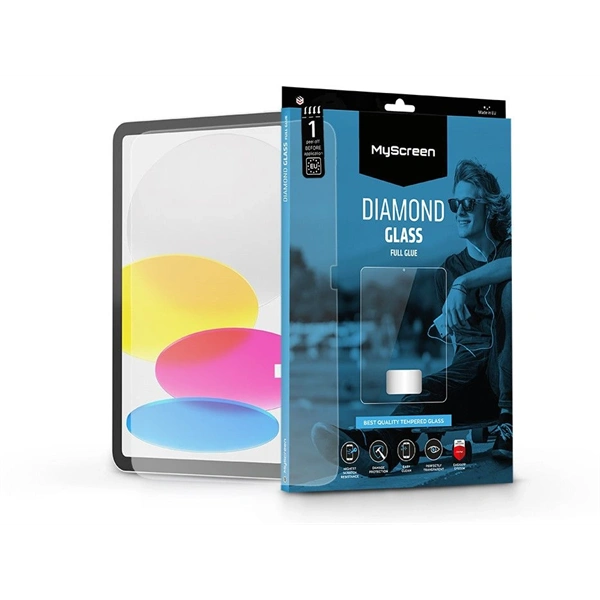 MyScreen MS214377 Apple iPad 10.9 (2022)/ iPad 11 (2025) Diamond Glass Full Glue üvegfólia