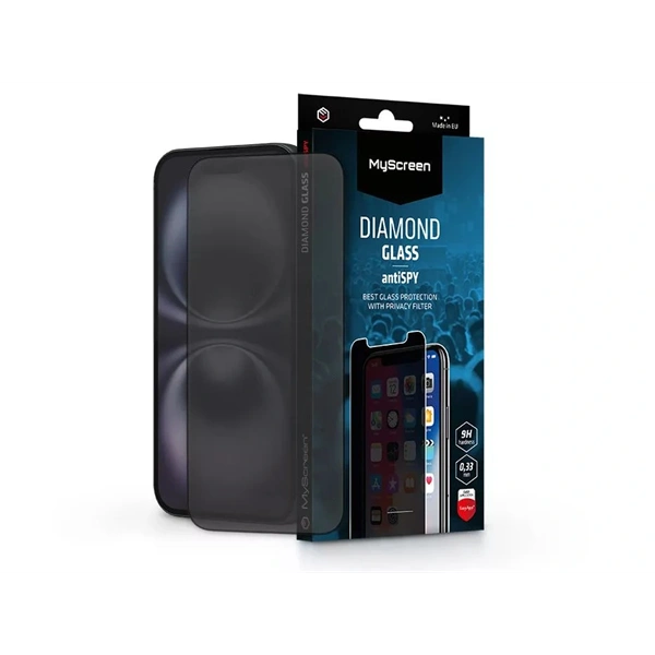 MyScreen MS240734 antiSPY Apple iPhone 16 üvegfólia beteketintés elleni védelemmel