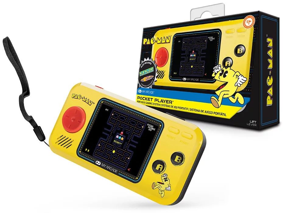 My Arcade DGUNL-3227 Pac-Man 3in1 Pocket Player hordozható kézikonzol