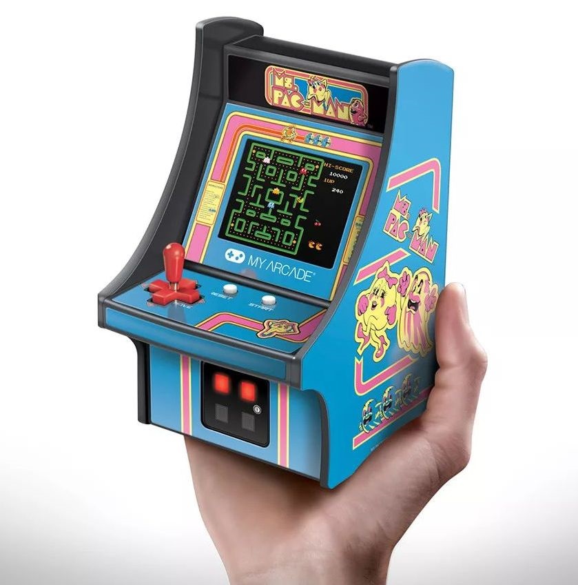 My Arcade DGUNL-3230 Ms. Pac-Man Micro Player Retro Arcade 6.75" hordozható játékkonzol