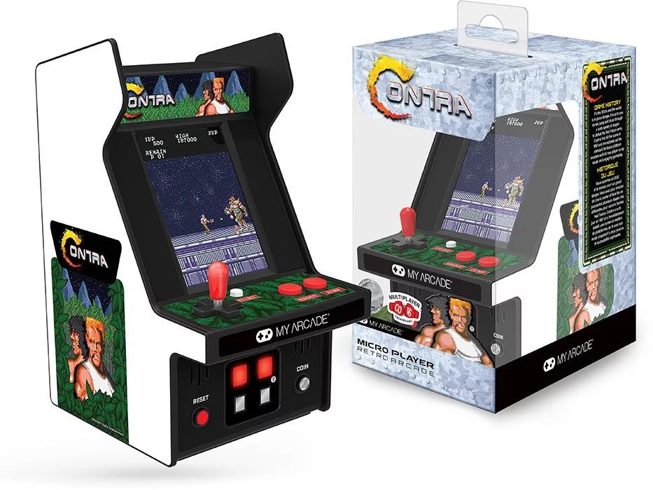 My Arcade DGUNL-3280 Contra Micro Player Retro Arcade 6.75" hordozható játékkonzol