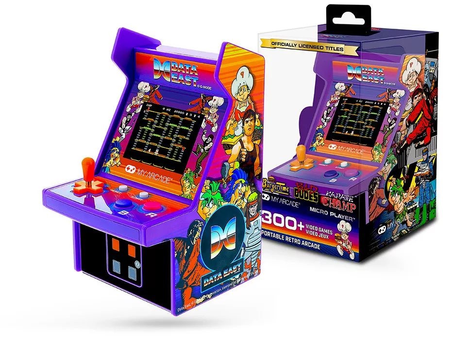 My Arcade DGUNL-4124 Data East 300+ Micro Player Retro Arcade 6.75" hordozható játékkonzol