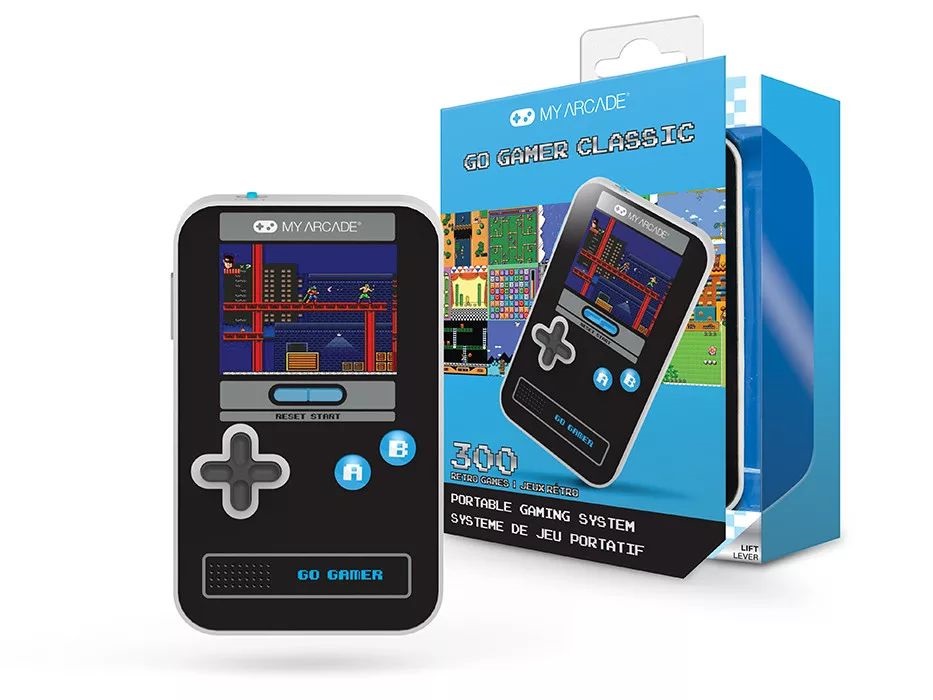 My Arcade DGUN-3913 Go Gamer Classic 300in1 fekete-kék hordozható kézikonzol