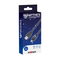 Mythics KX-CC-PS4 PlayStation 4 Play & Charge LED fénnyel 3m töltőkábel