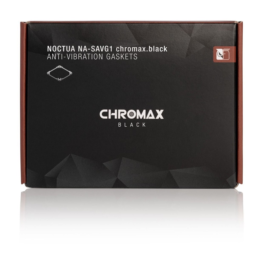 NOCTUA NA-SAVG1 chromax.black 12cm ventilátor vibráció csökkentő