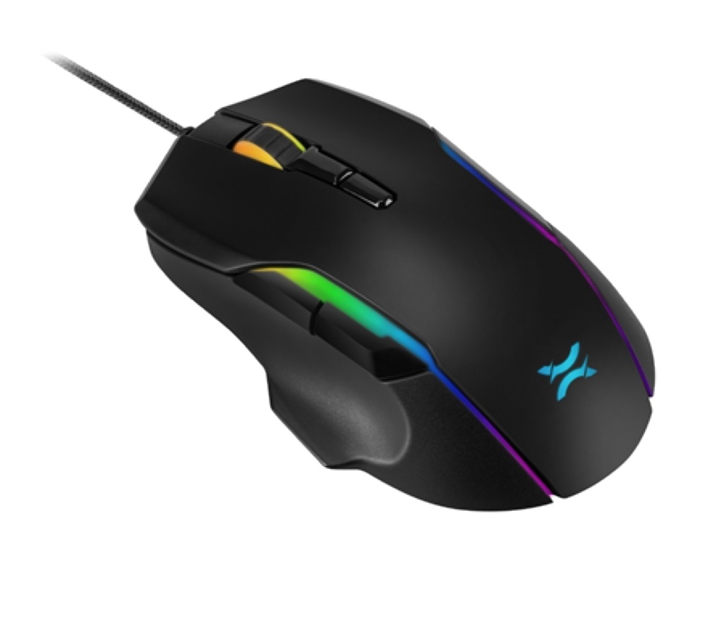 NOXO Deviator 6400dpi RGB gamer egér