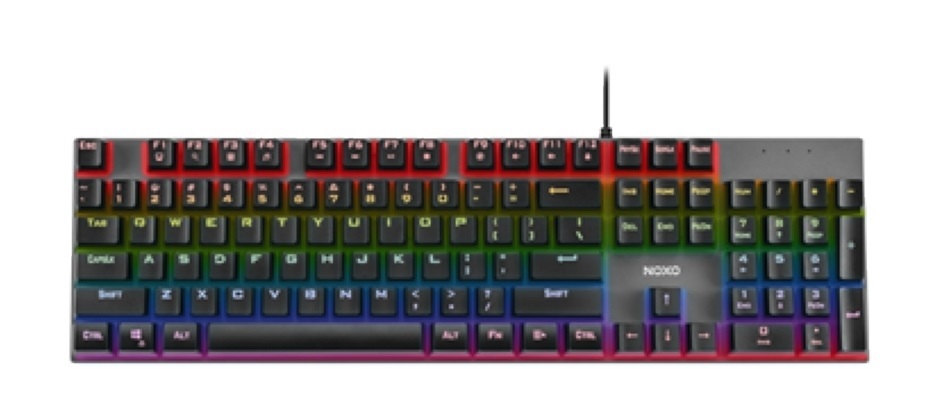 NOXO Retaliation (Brown switch) RGB mechanikus gamer billentyűzet
