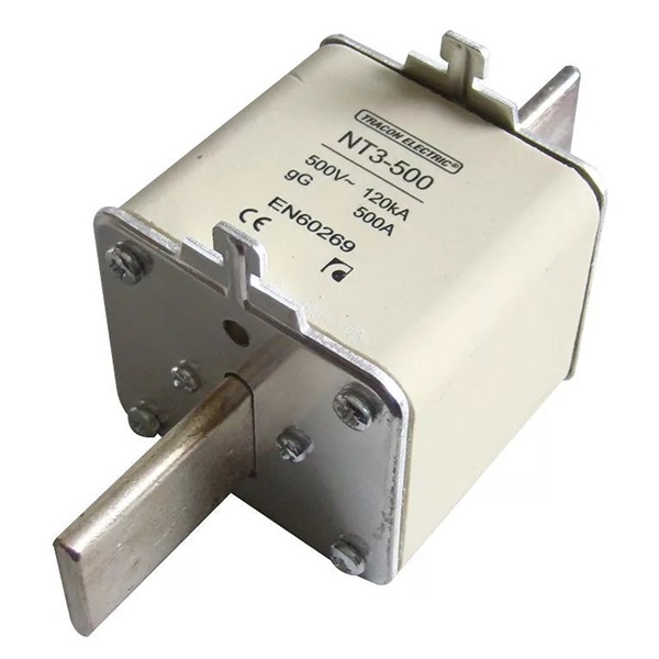 Tracon NT3-200 késes biztosító Un=500V AC, 200A, 3, 120kA/500VAC, gG