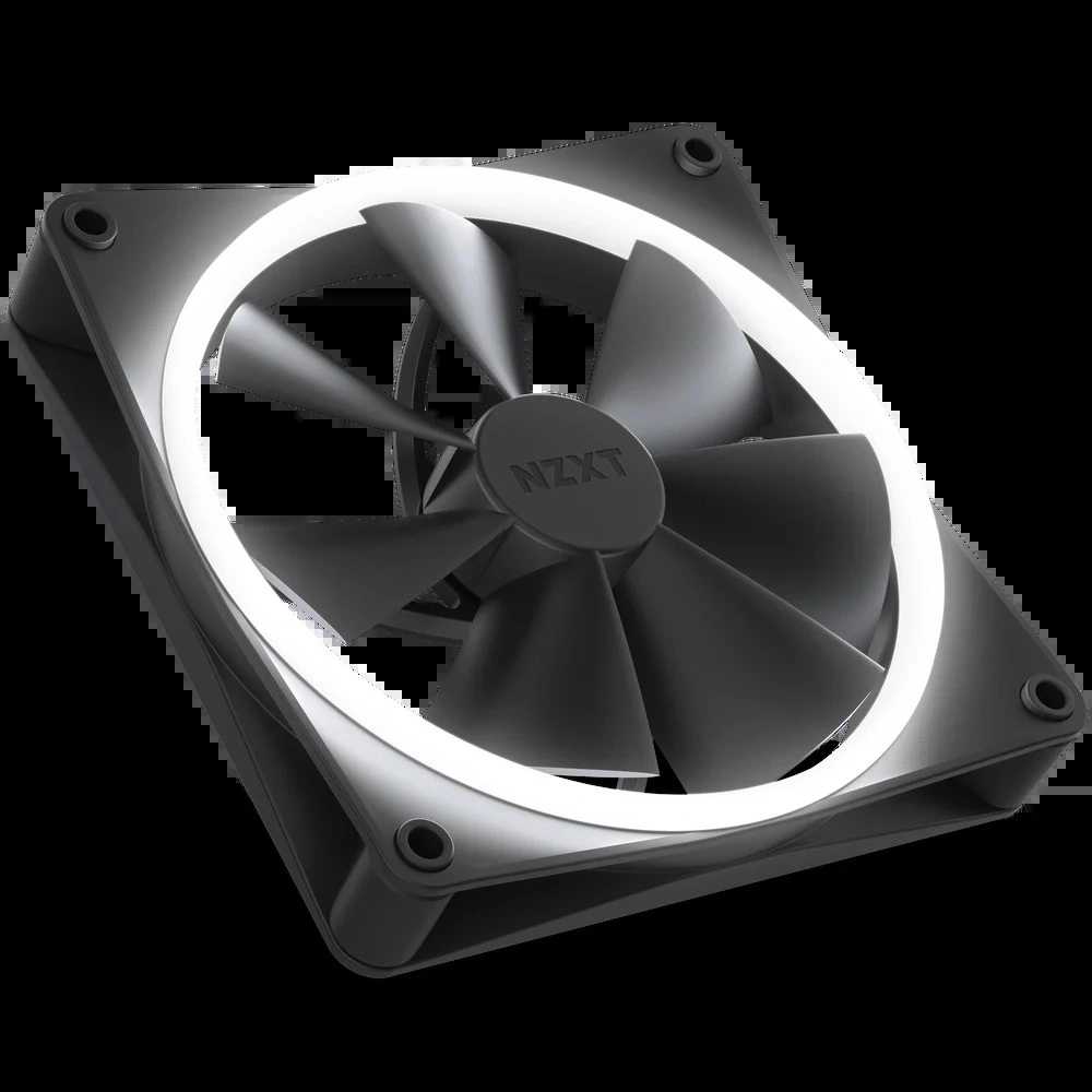 NZXT 140 mm Aer RGB 3 Single fekete hűtőventilátor