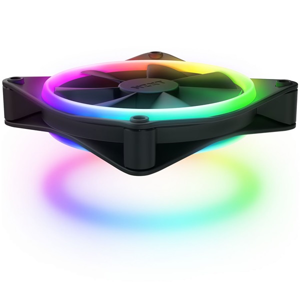 NZXT 3xF120 RGB DUO fekete ventilátor & RGB vezérlő