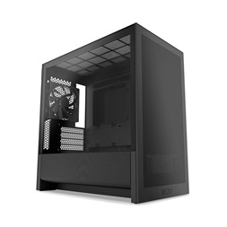 NZXT H3 Flow fekete (táp nélküli) ablakos mATX ház