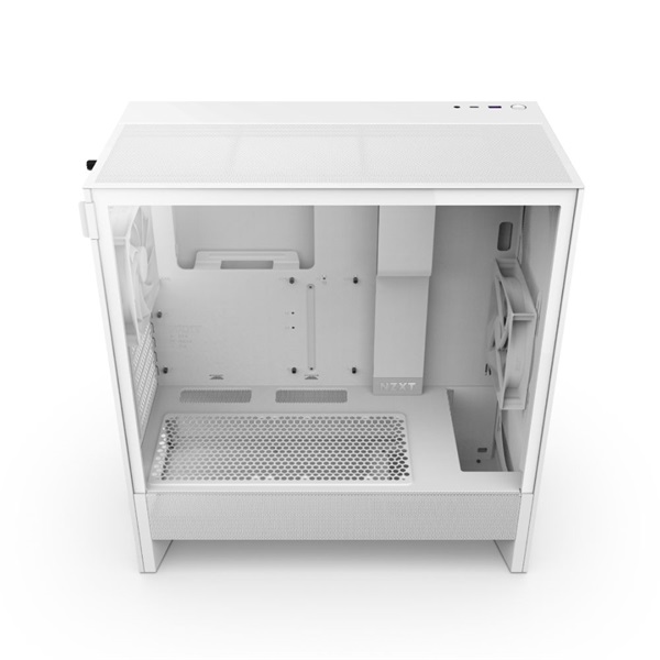 NZXT H5 Flow (2024) fehér (táp nélküli) ablakos mATX ház