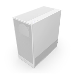 NZXT H5 Flow (2024) fehér (táp nélküli) ablakos mATX ház