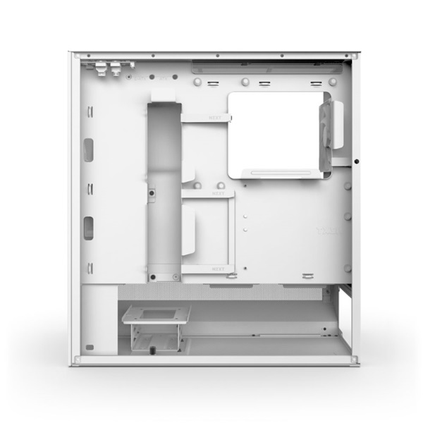 NZXT H5 Flow (2024) fehér (táp nélküli) ablakos mATX ház