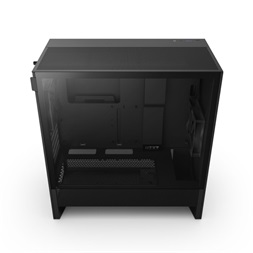 NZXT H5 Flow (2024) fekete (táp nélküli) ablakos mATX ház