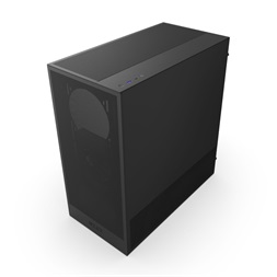 NZXT H5 Flow (2024) fekete (táp nélküli) ablakos mATX ház