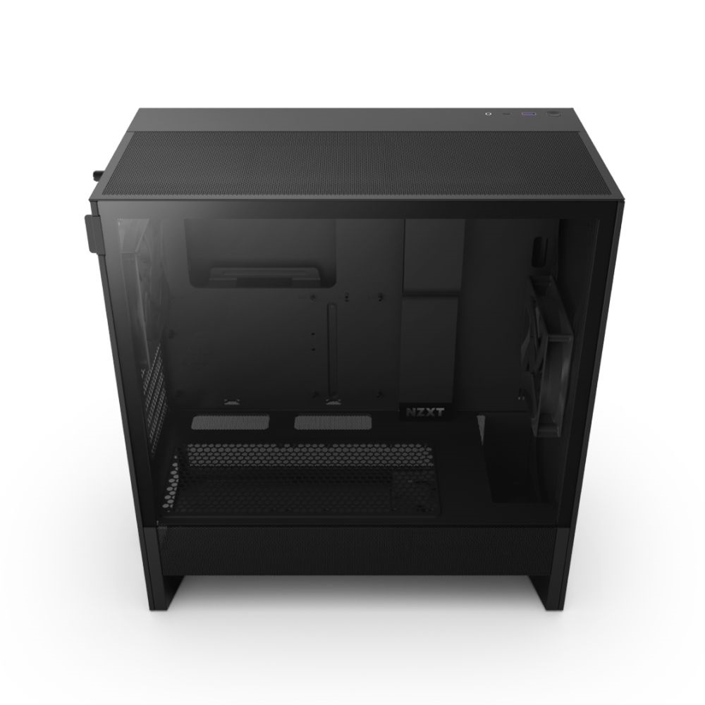 NZXT H5 Flow (2024) fekete (táp nélküli) ablakos mATX ház (Újszerű)