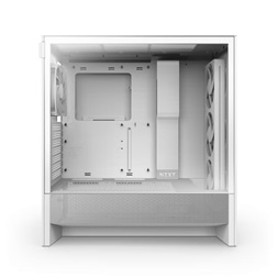 NZXT H5 Flow RGB (2024) fehér RGB (táp nélküli) ablakos mATX ház