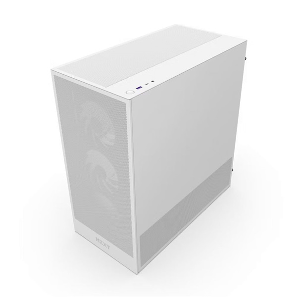 NZXT H5 Flow RGB (2024) fehér RGB (táp nélküli) ablakos mATX ház