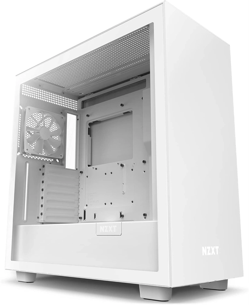 NZXT H7 Fehér (Táp nélküli) ablakos ATX ház