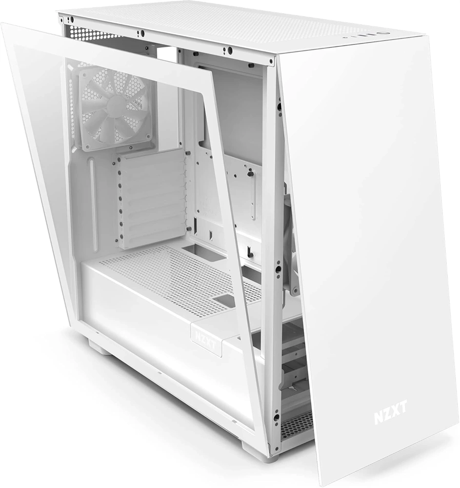 NZXT H7 Fehér (Táp nélküli) ablakos ATX ház