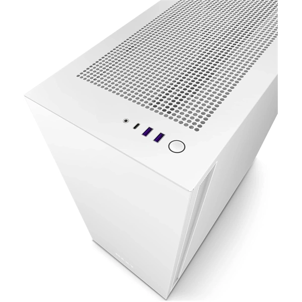 NZXT H7 Fehér (Táp nélküli) ablakos ATX ház